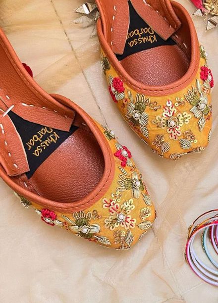Khussa Darbar Festive Style   Khussa Marigold