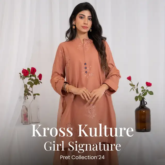 Kross Kulture Pret  Lawn 2 Piece Suit KPE-22356 Digital Print main image 0