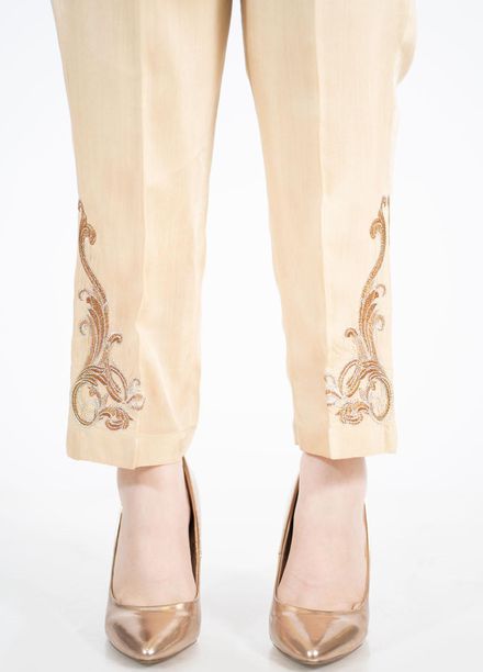 Kross Kulture Pret  Viscose Bottoms KTR-21869 B (Warm Beige)