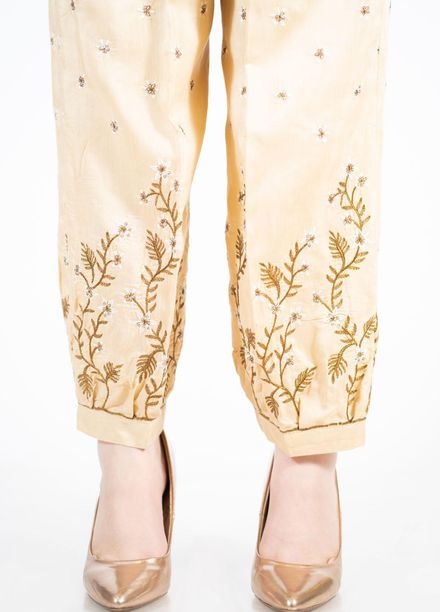Kross Kulture Pret  Viscose Bottoms KTR-21862 B (Warm Beige)