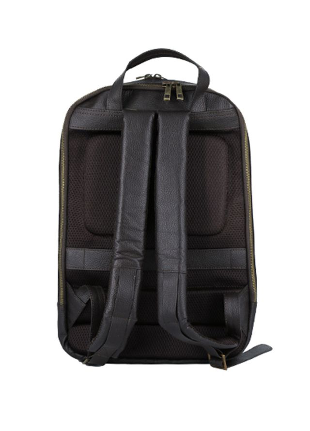 Lafanzo Pret Plain Leather Backpack 5694 Midnight Brown