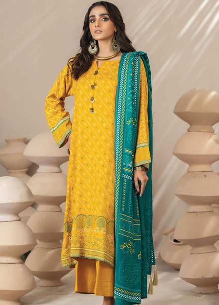 Lakhany Printed Cashmere Wool Suits Unstitched 3 Piece LSM21CG CGC-4017 - Winter Collection