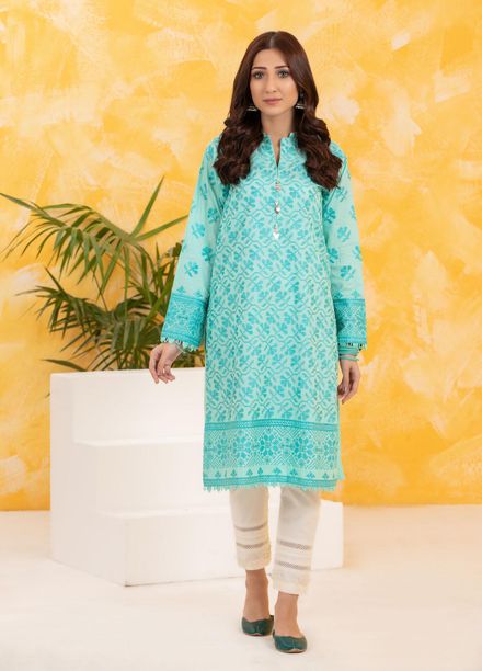 Lakhany Casual Pret Embroidered Cambric Kurtis LSM-2787