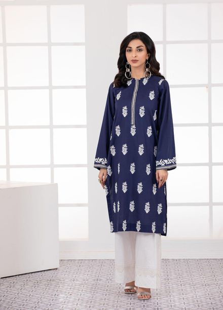 Lakhany Casual Pret Embroidered Cambric Kurtis LSM-2789