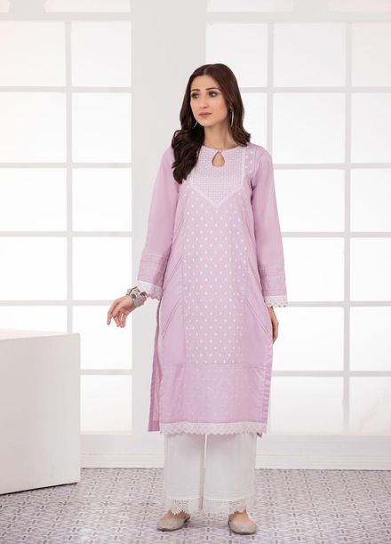 Lakhany Casual Pret Embroidered Cambric Kurtis LSM-2792
