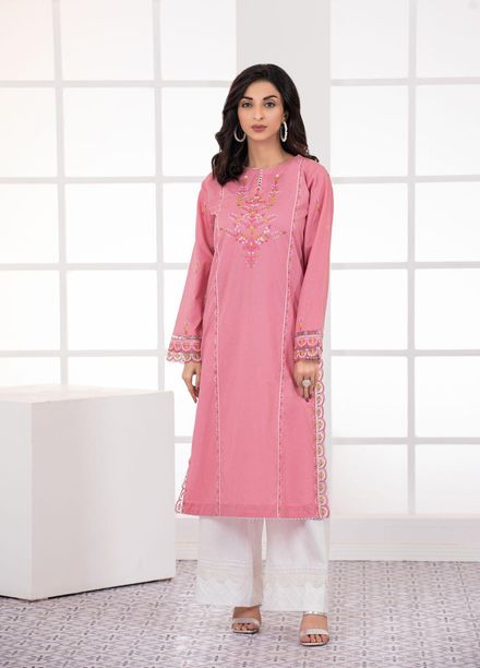 Lakhany Casual Pret Embroidered Cambric Kurtis LSM-2793