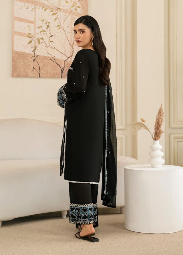 Leena Fatima Pret Embroidered Lawn 3 Piece Suit LF-SS25-11