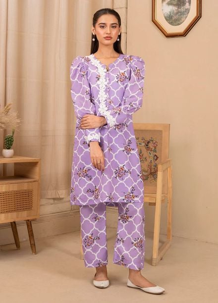 Leena Fatima Pret Printed Cambric 2 Piece Suit LF-SS25-07