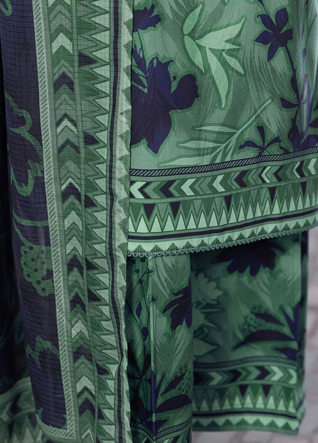 Linen Wintry by Hz Textiles Embroidered Linen Suits Unstitched 3 Piece LWP-1302 - Winter Collection