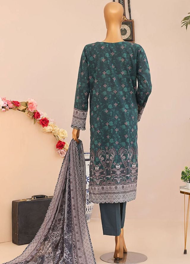 Magic In Prints by Hz Textiles Printed Lawn Suits Unstitched 3 Piece Mpc-584 - Summer Collection