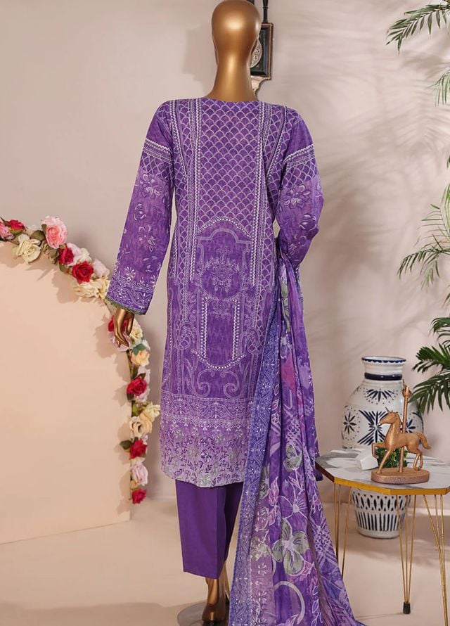 Magic In Prints by Hz Textiles Printed Lawn Suits Unstitched 3 Piece Mpc-590 - Summer Collection