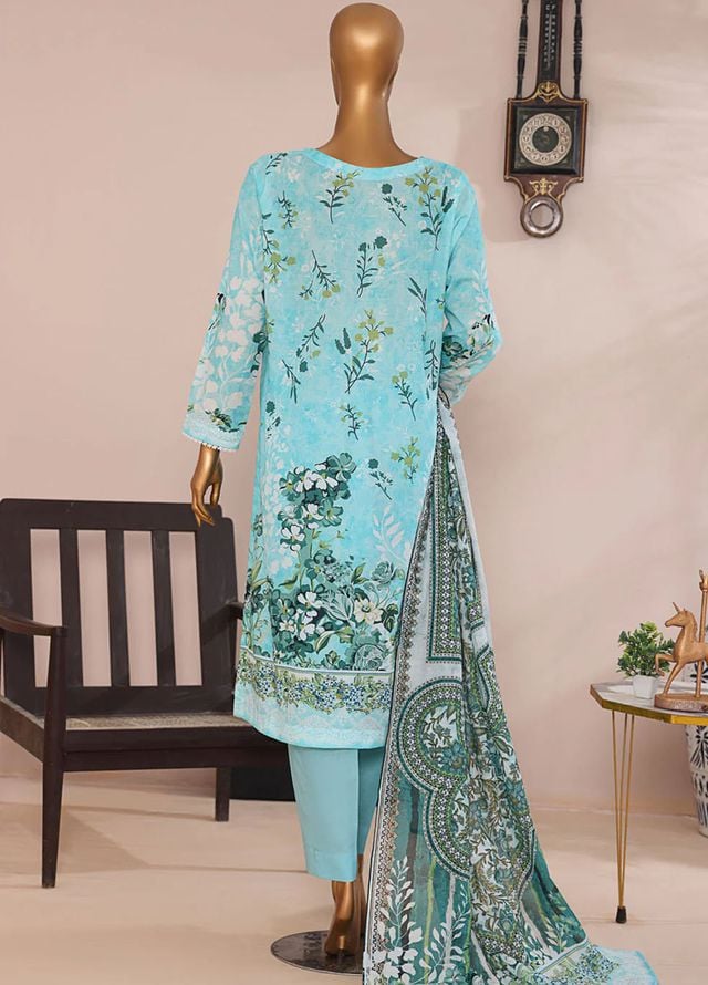 Magic In Prints by Hz Textiles Printed Lawn Suits Unstitched 3 Piece Mpc-594 - Summer Collection