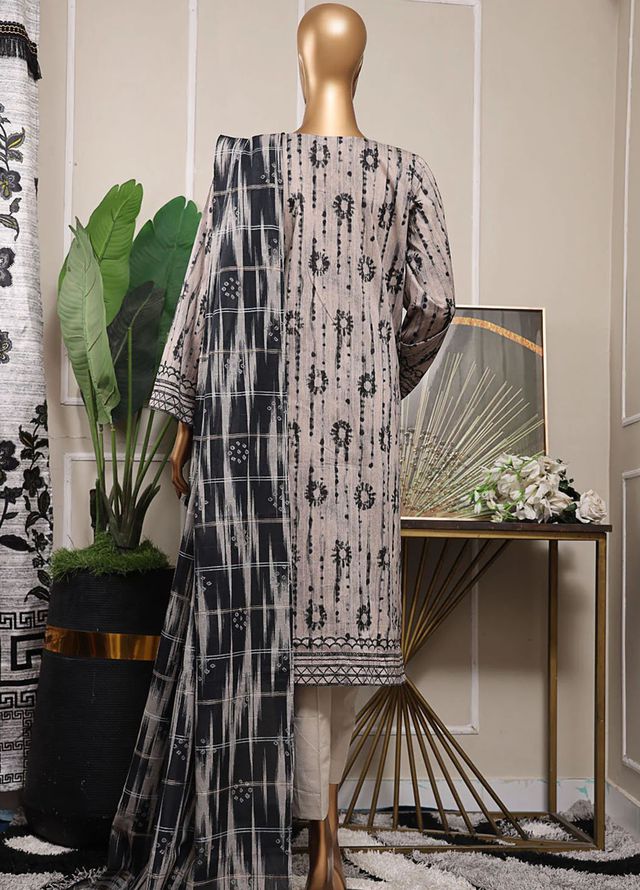 Mahee by Hz Textiles Embroidered Lawn Suits Unstitched 3 Piece MEJ-1251 - Summer Collection