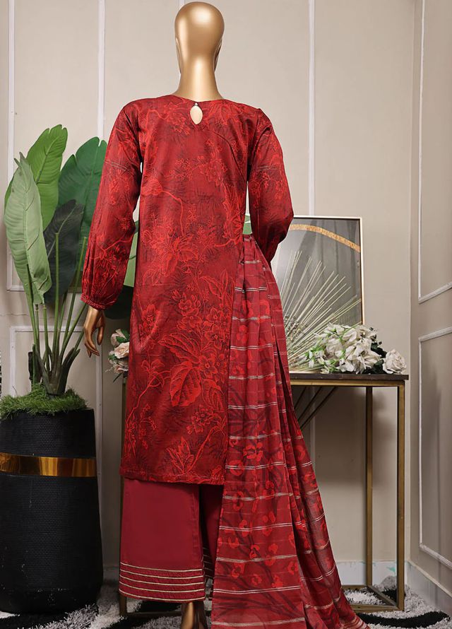 Mahee by Hz Textiles Embroidered Lawn Suits Unstitched 3 Piece MEJ-1253 - Summer Collection