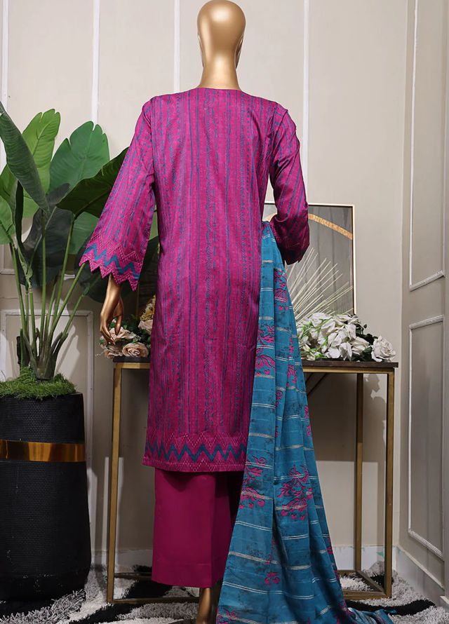 Mahee by Hz Textiles Embroidered Lawn Suits Unstitched 3 Piece MEJ-1257 - Summer Collection