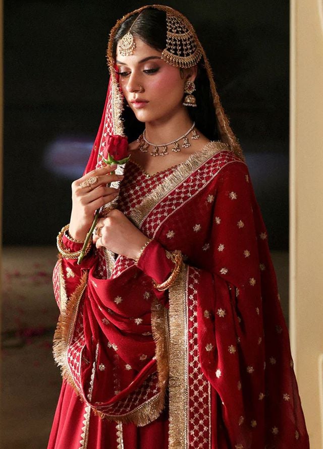 Mahnur Embroidered Organza Suits Unstitched 3 Piece D-02 Zarmisha - Formals Collection