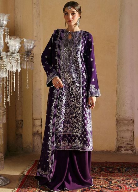 Mahnur Embroidered Organza Suits Unstitched 3 Piece D-09 Arusa - Formals Collection