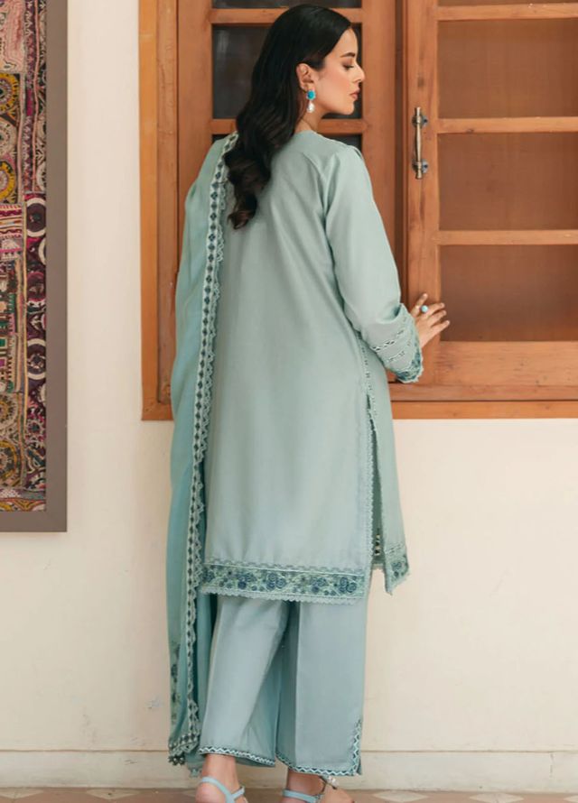 Mannat Clothing Pret Embroidered Lawn 3 Piece Suit Amalia
