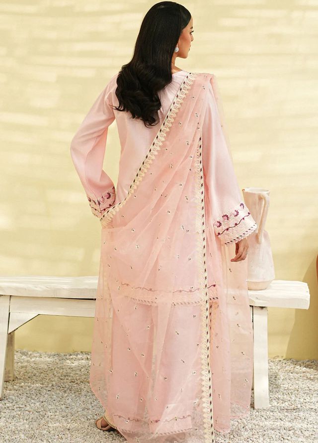 Mannat Clothing Pret Embroidered Viscose 3 Piece Suit Glint
