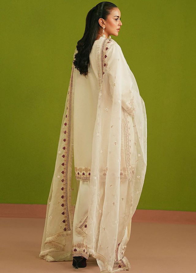 Mannat Clothing Pret Embroidered Viscose 3 Piece Suit Twilight