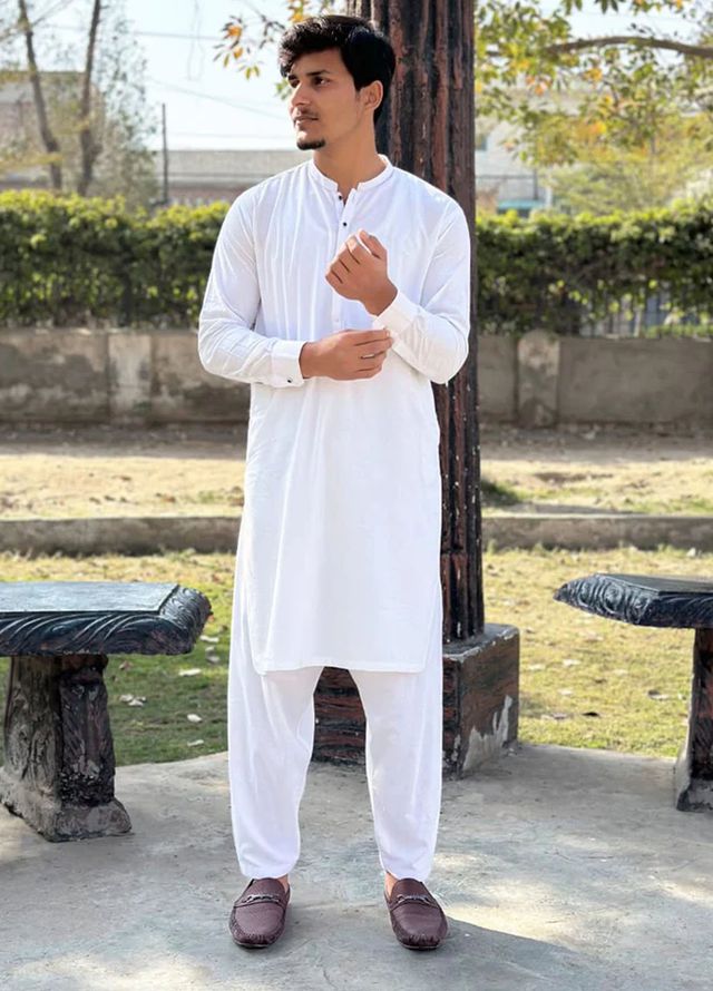 Mazham Pret Plain Cotton Kurta-Shalwar WCSK-S