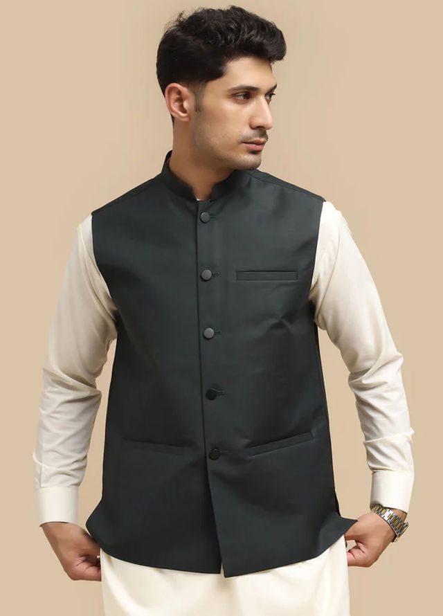 Mazham Pret Plain Suiting Waistcoat AGSW-SCB-M