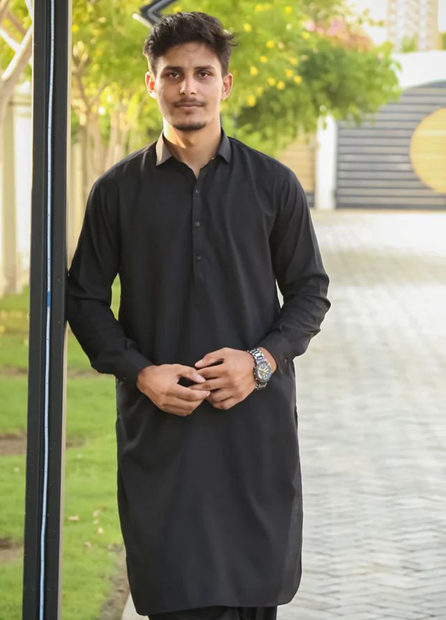 Mazham Pret Plain Wash and Wear Kurta-Shalwar BFCSK-S