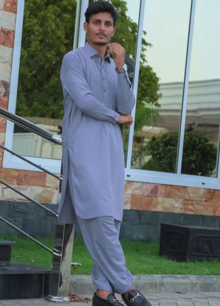 Mazham Pret Plain Wash and Wear Kurta-Shalwar SGFCSK-S