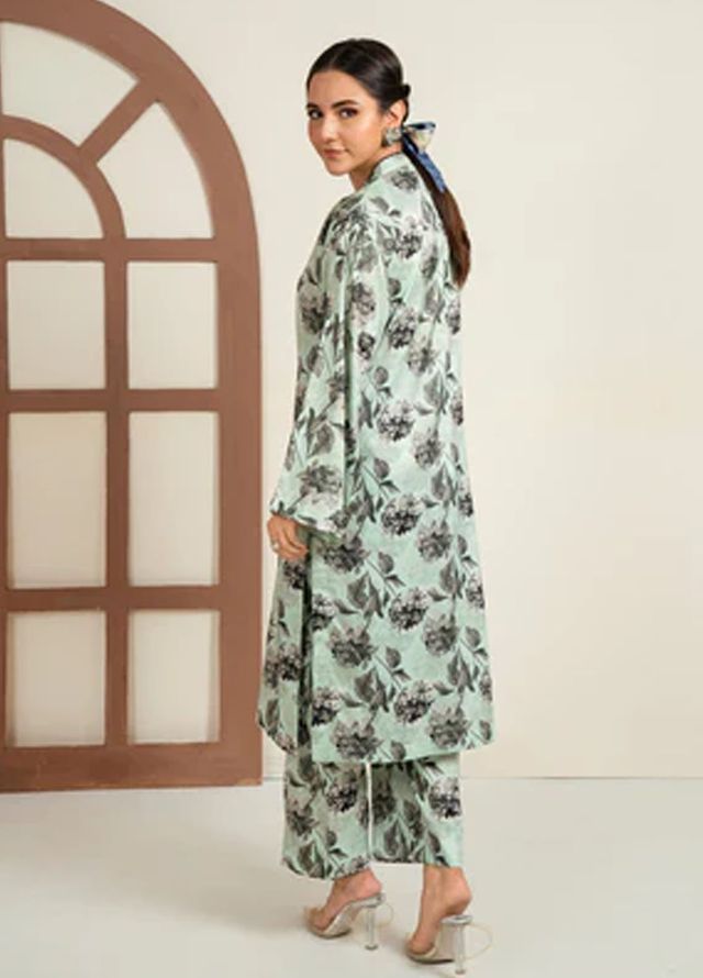 Meerak Pret Printed Silk 2 Piece Suit Velira
