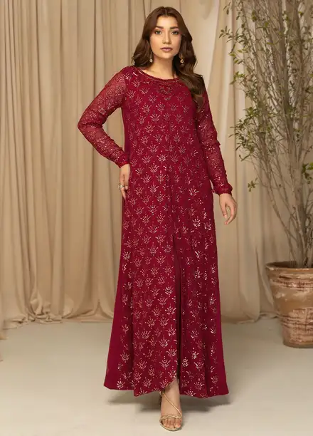 Meeral Pret Embroidered Chiffon 2 Piece Suit Lyra