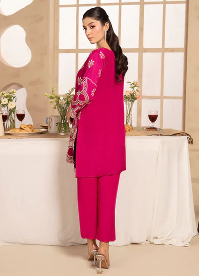 Meeral Pret Embroiered Lawn 2 Piece Suit COR-003