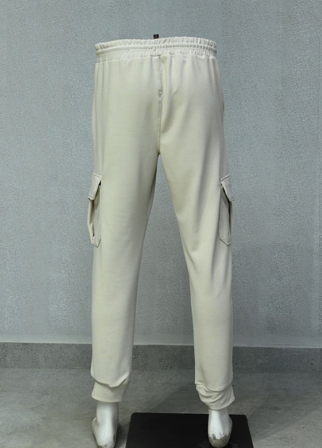 Mens Pret Plain Cotton Trouser Alexa D-06 Cream