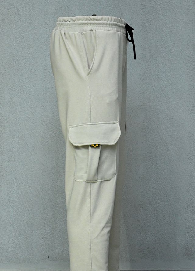 Mens Pret Plain Cotton Trouser Alexa D-06 Cream
