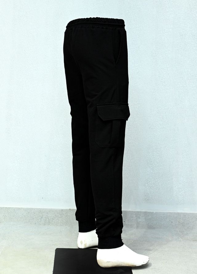 Mens Pret Plain Cotton Trouser Alexa D-5 Black