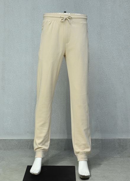 Mens Pret Plain Cotton Trouser D-01 Beige