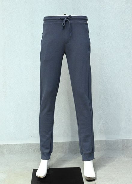 Mens Pret Plain Cotton Trouser D-01 Steel Grey