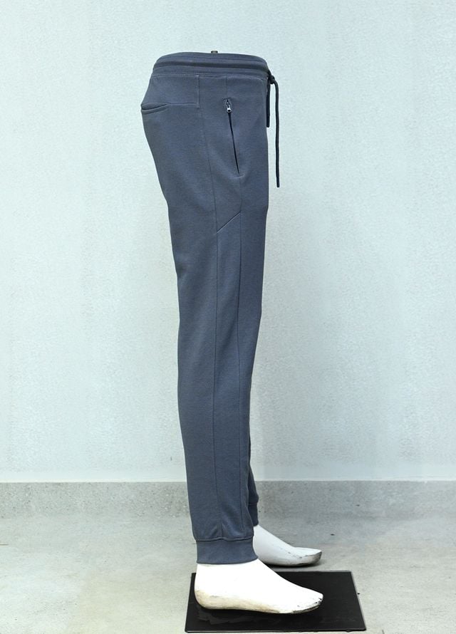 Mens Pret Plain Cotton Trouser D-01 Steel Grey