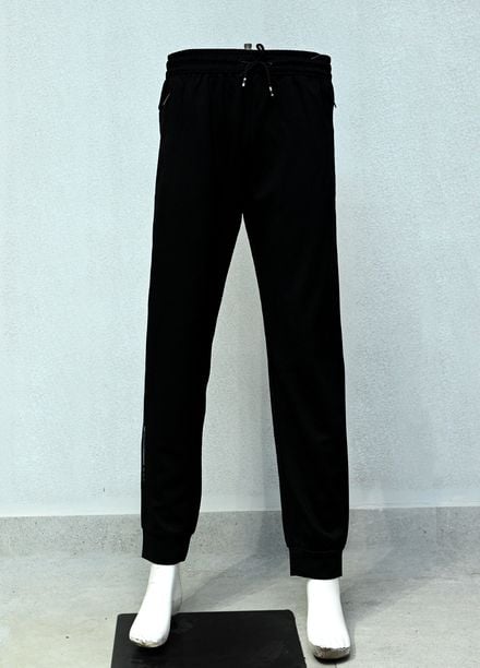 Mens Pret Plain Cotton Trouser WWJYMC D-05 Black