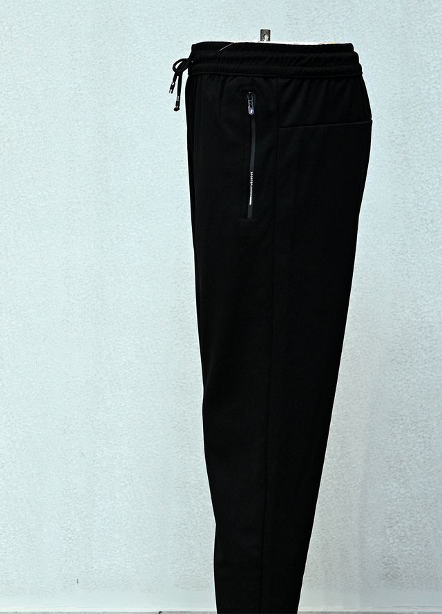 Mens Pret Plain Cotton Trouser WWJYMC D-05 Black