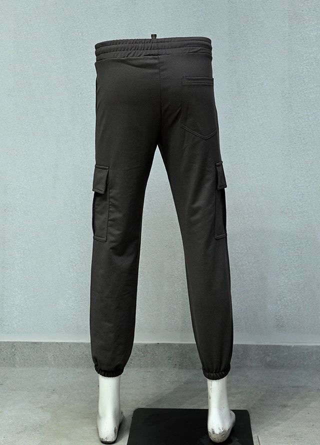 Mens Pret Plain Cotton Trouser WWJYMC D-11 Black