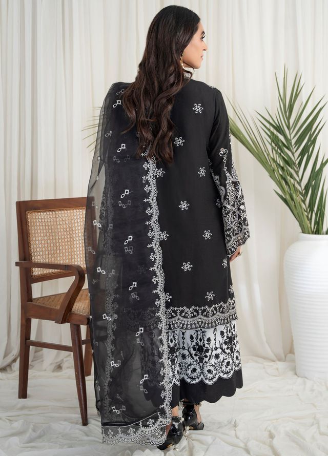 Miras Pret Embroidered Cotton 3 Piece Suit Sia