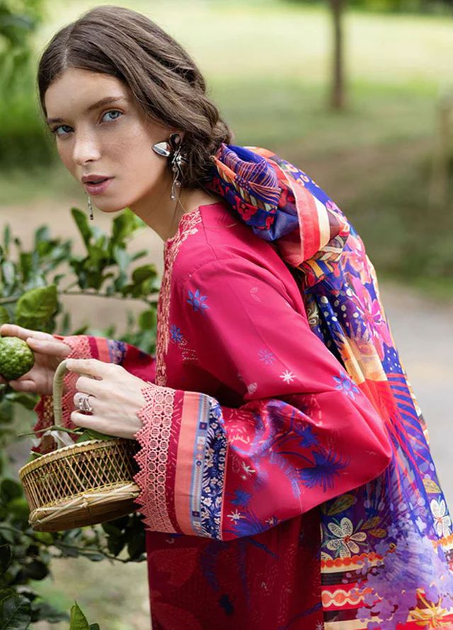 Mirasol by Mushq Embroidered Cambric Suits Unstitched 3 Piece MQ25MH D-07 A Voz Dulce - Summer Collection