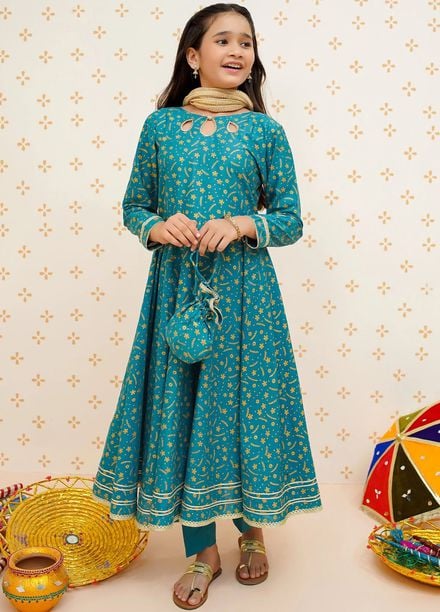 Modest Pret Embroidered cotton 3 Piece Suit Rang e Falak