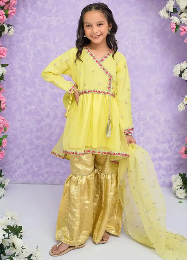 Modest Pret Embroidered Organza 3 Piece Suit Mehjabeen