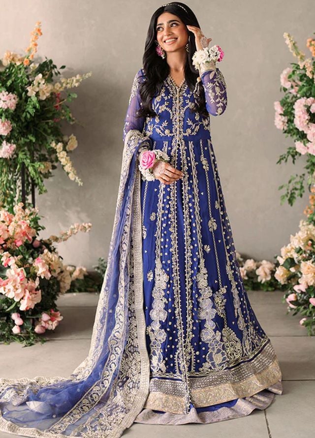 Mushq Embroidered Chiffon Suits Unstitched 3 Piece MQ25MR BOM-19 Sehar - Formals Collection
