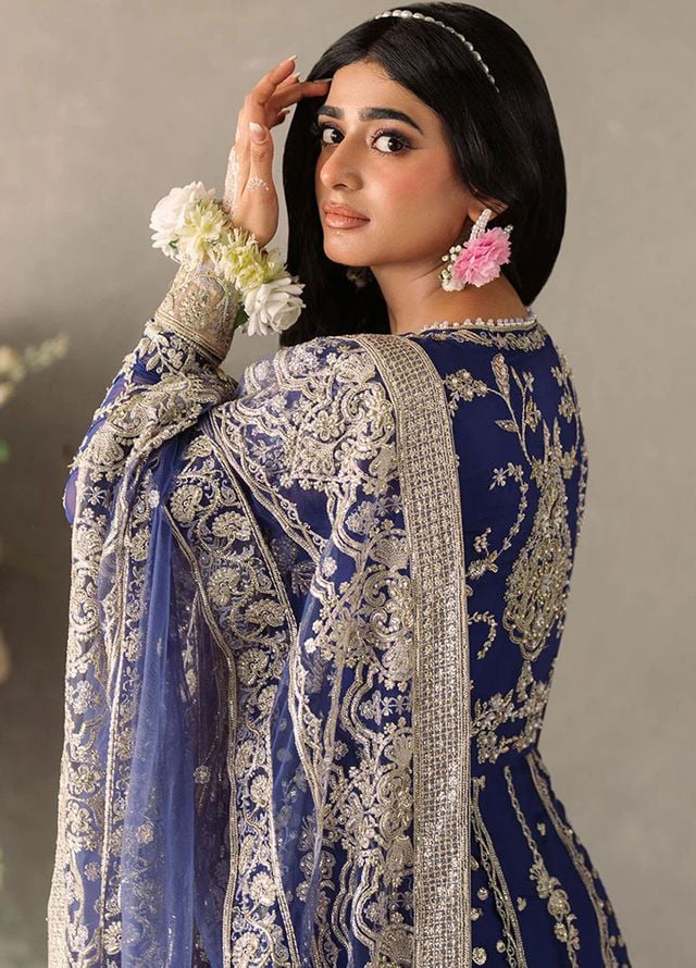 Mushq Embroidered Chiffon Suits Unstitched 3 Piece MQ25MR BOM-19 Sehar - Formals Collection