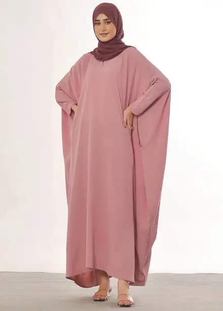 Muslima By TGM Pret Casual Abaya Pink Paradise