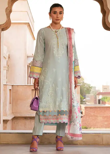 Naayas Embroidered Lawn Suit Unstitched 3 Piece NS24E Camilla - Summer Collection