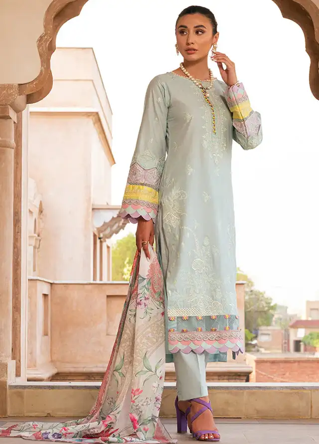 Naayas Embroidered Lawn Suit Unstitched 3 Piece NS24E Camilla - Summer Collection