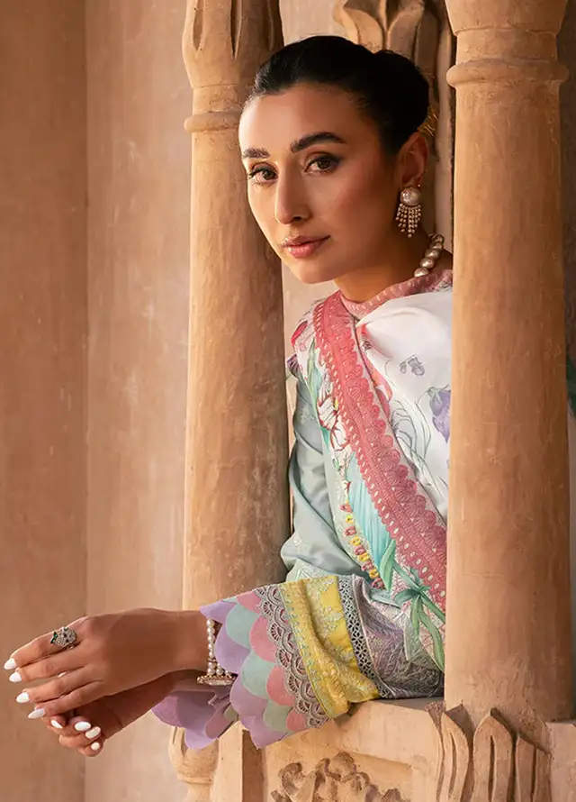 Naayas Embroidered Lawn Suit Unstitched 3 Piece NS24E Camilla - Summer Collection